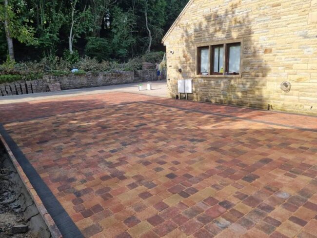 block paved driveway in accrington 11