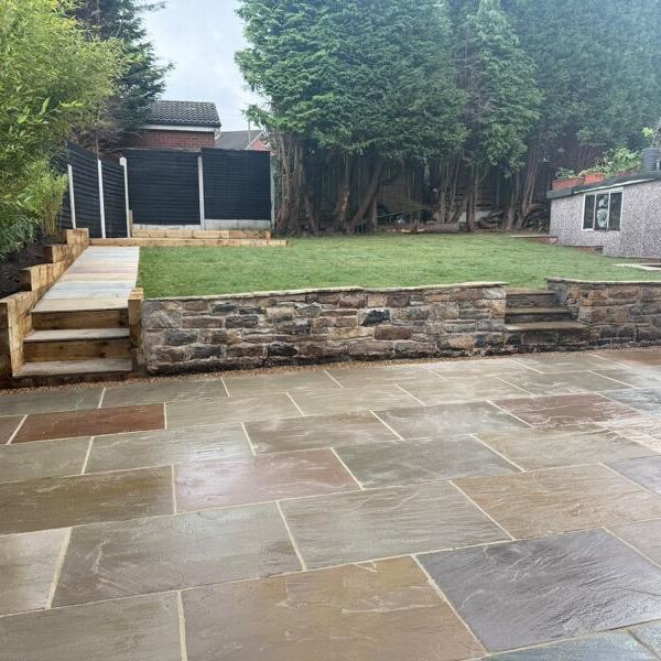 raj green indian sandstone patio accrington 10