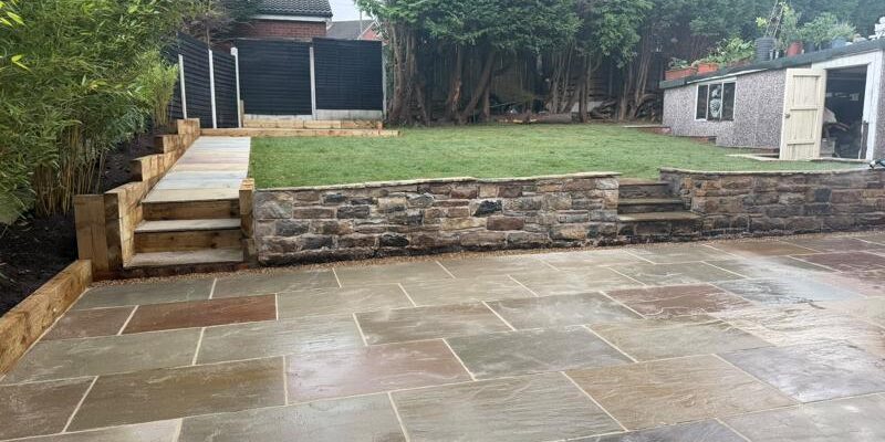 raj green indian sandstone patio accrington 10
