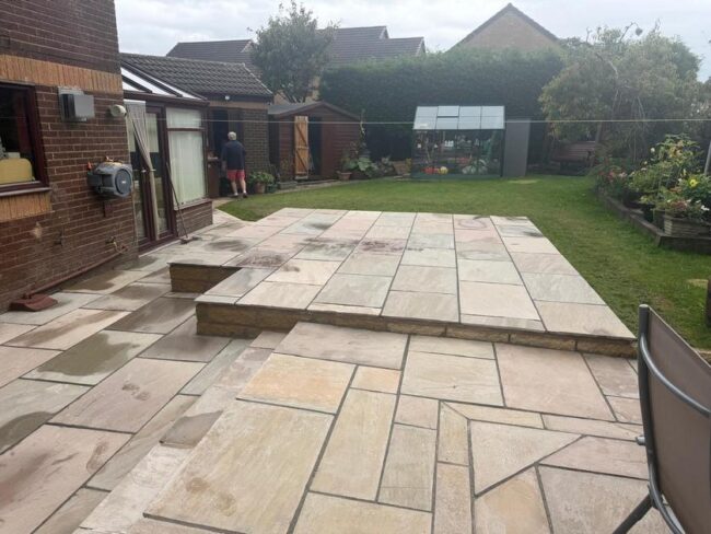 burnley rockery to patio renovation 5